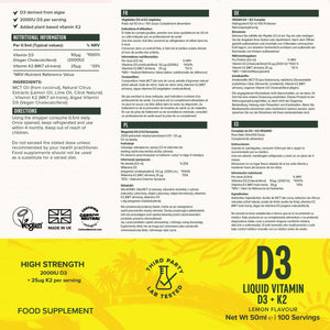 Gouttes de vitamine D3 (D3 + K2)