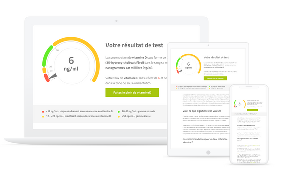 Test Taux de vitamine D - 25-OH-D3