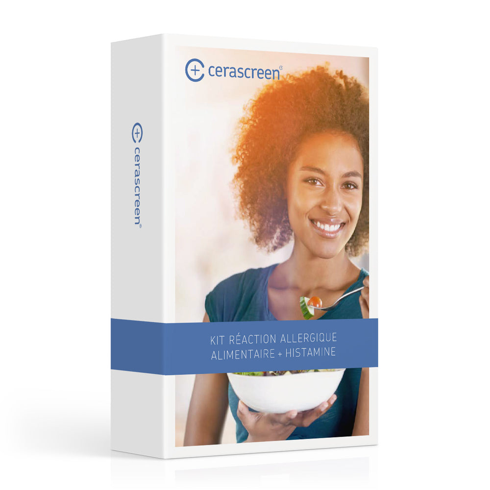 Kit tests Réaction allergique alimentaire + Histamine | cerascreen