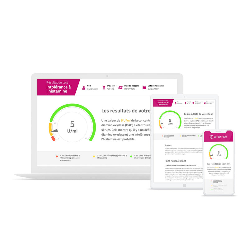 Test d'intolérance à l'histamine – image 3 sur 3