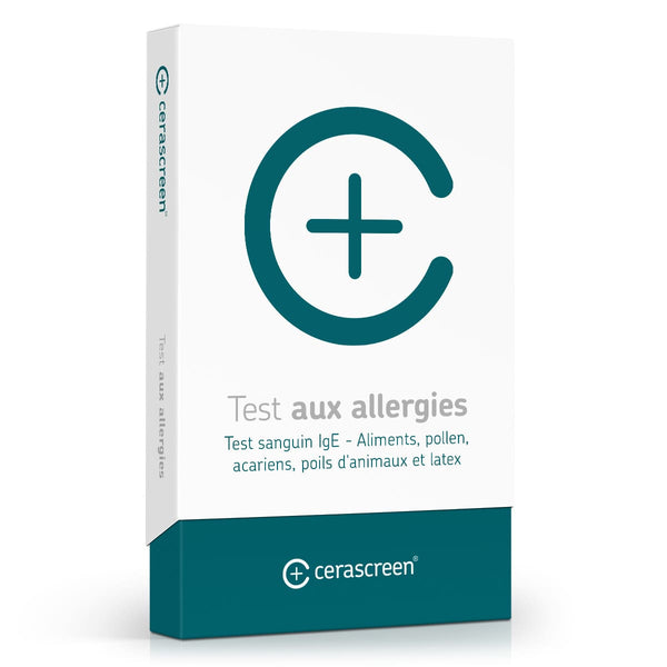 Test IgE allergies - kit analyse de sang cerascreen